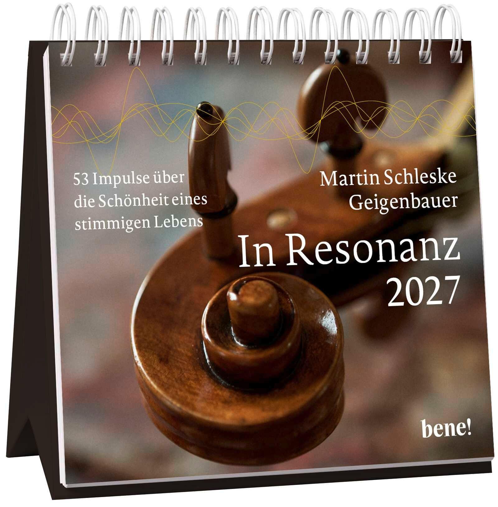 Vorderes Coverbild Wochenkalender 2027: In Resonanz