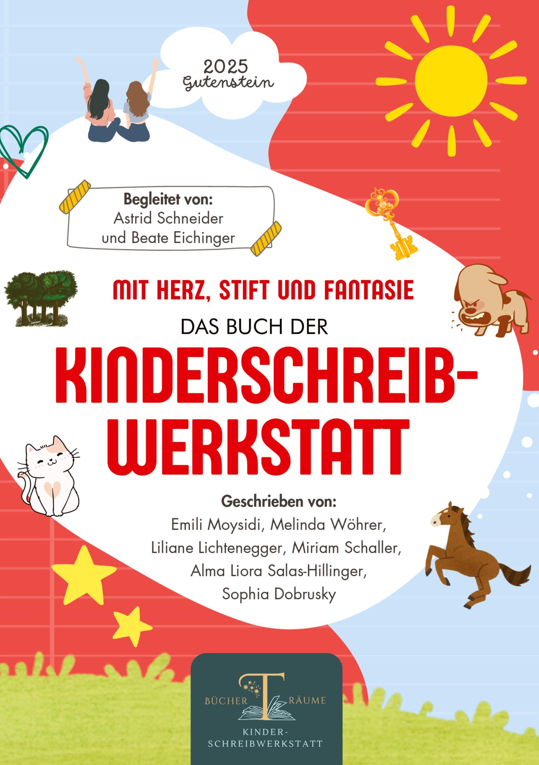 Vorderes Coverbild Mit Herz, Stift und Fantasie: Das 2. Buch der Kinderschreibwerkstatt Gutenstein