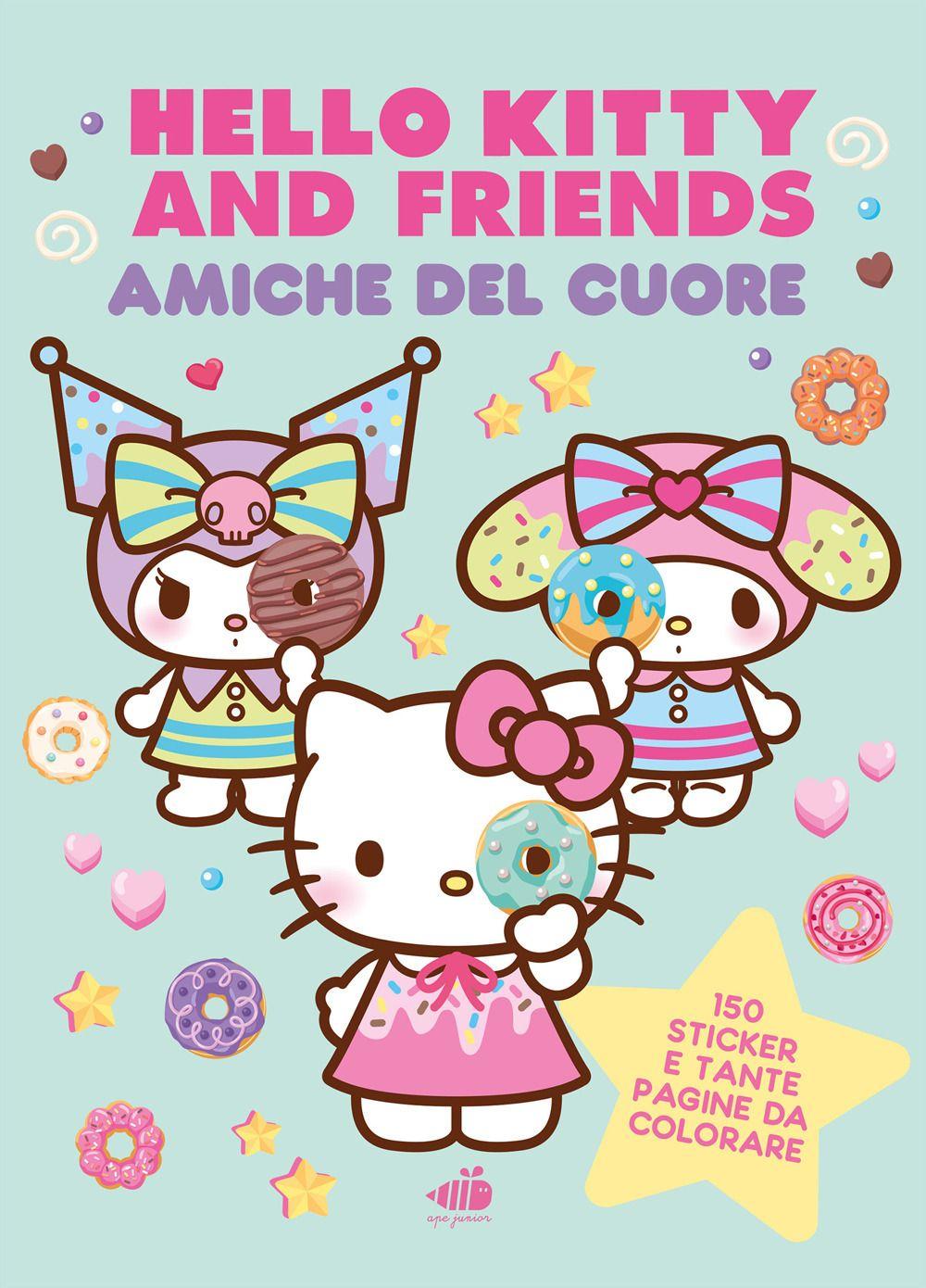 Vorderes Coverbild Hello Kitty & Friends. Amiche del cuore: Dolci come un marshmallow, tenere come un abbraccio