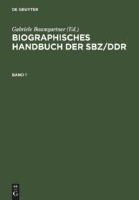 Vorderes Coverbild Biographisches Handbuch der SBZ/DDR. Band 1+2