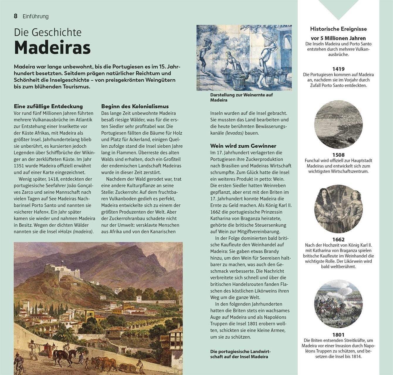 Beispielinhalt (Bild) TOP10 Reiseführer Madeira