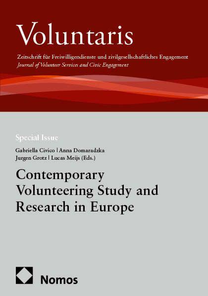 Vorderes Coverbild Contemporary Volunteering Study and Research in Europe