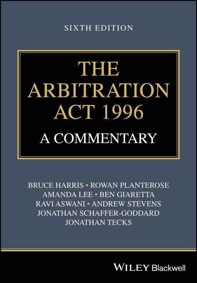 Vorderes Coverbild The Arbitration Act 1996