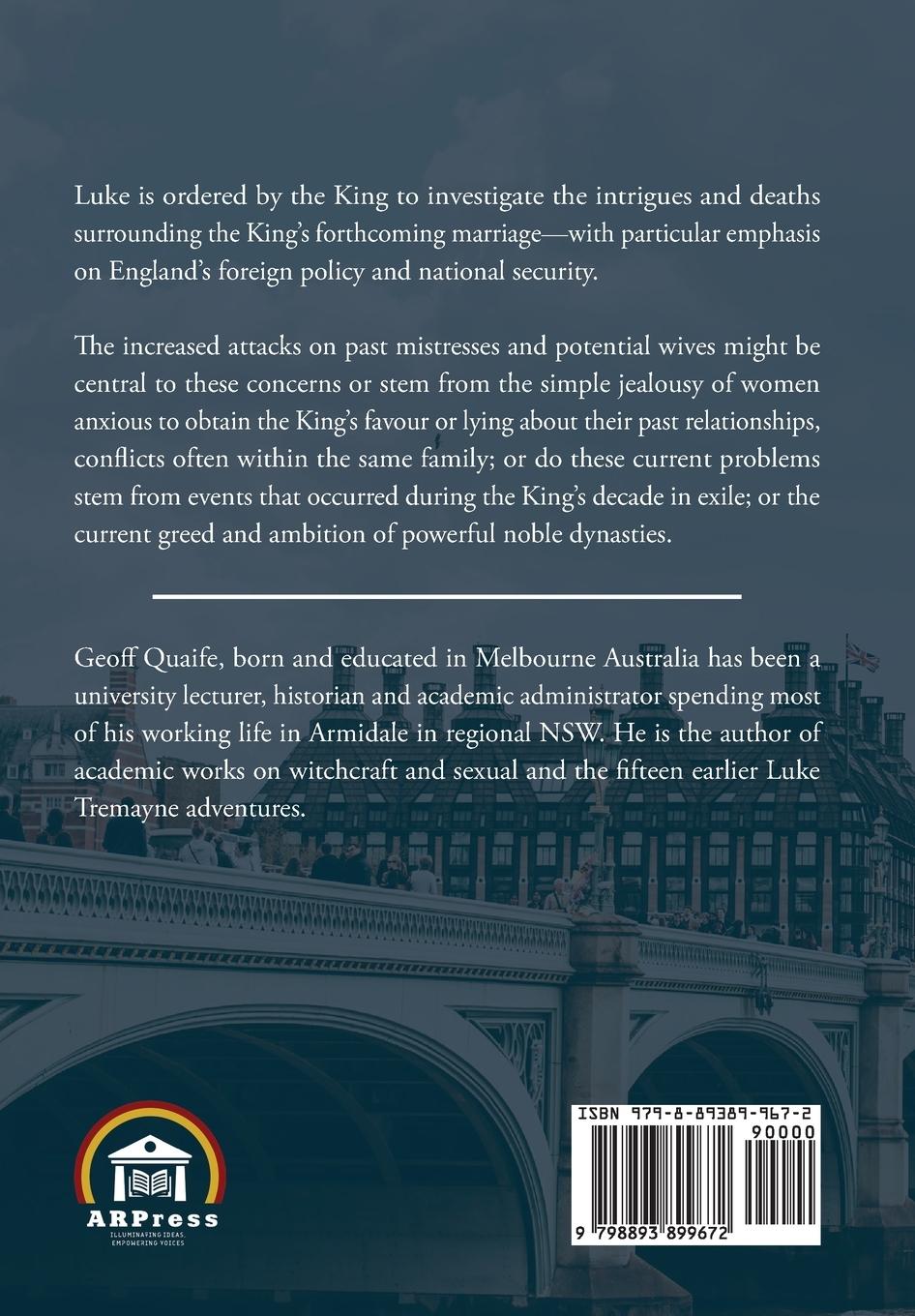 Rückseitencover Brides for A King