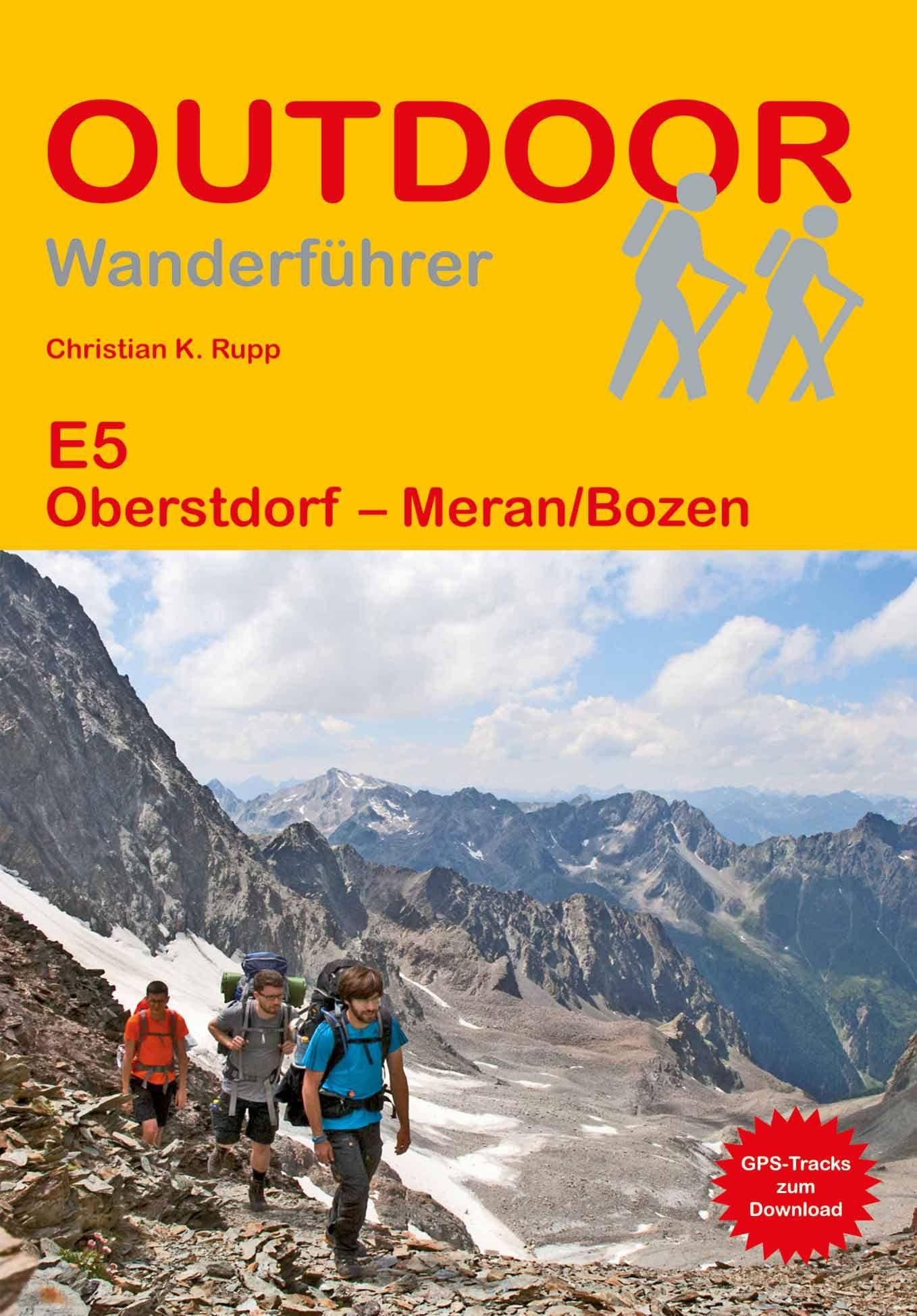 Vorderes Coverbild E5 Oberstdorf - Meran/Bozen