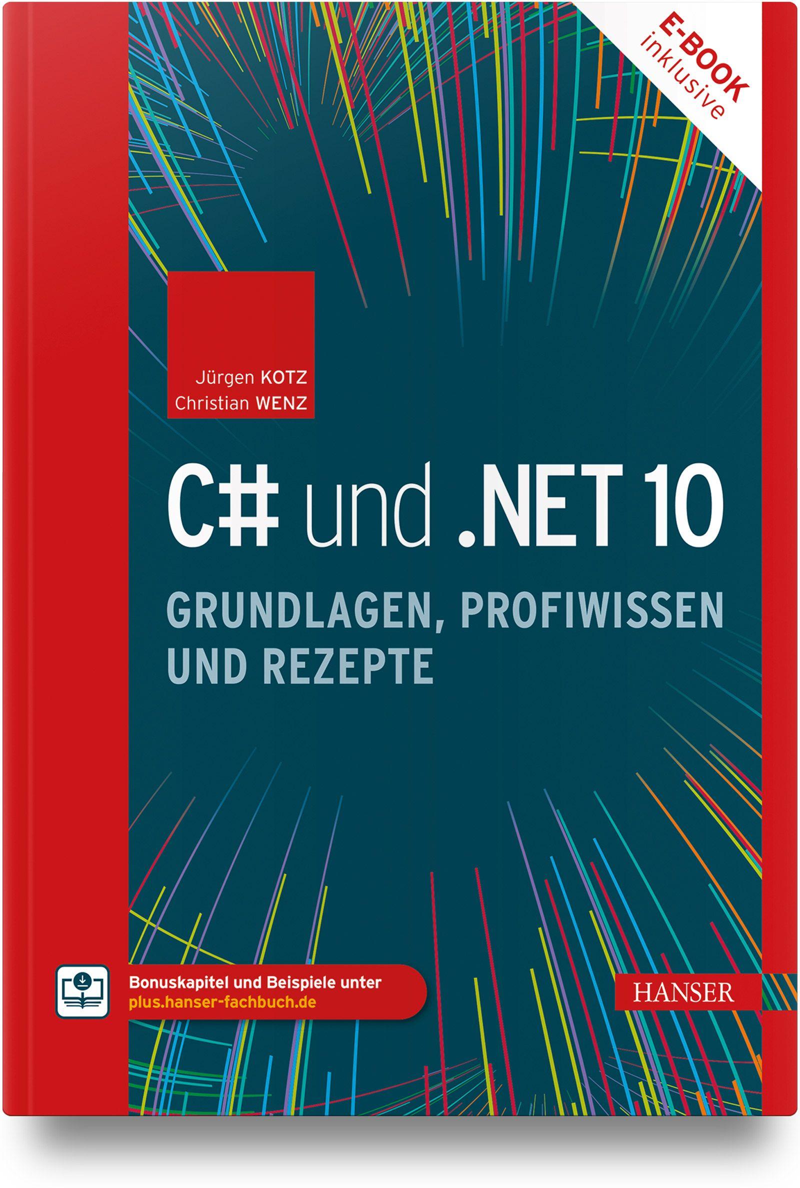 Vorderes Coverbild C# und .NET 10 - Grundlagen, Profiwissen und Rezepte