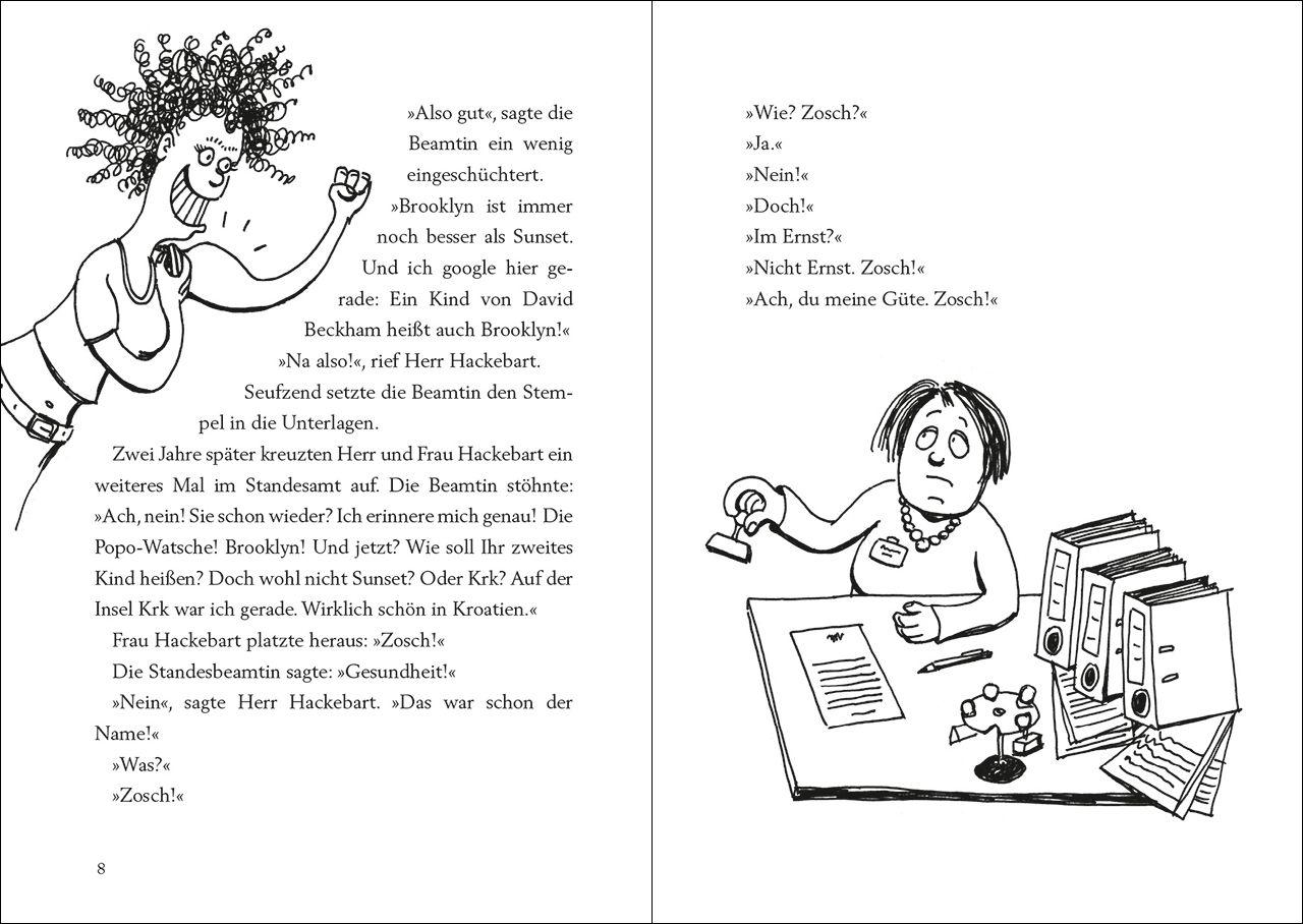 Beispielinhalt (Bild) Crazy Family (Band 1) - Die Hackebarts räumen ab!