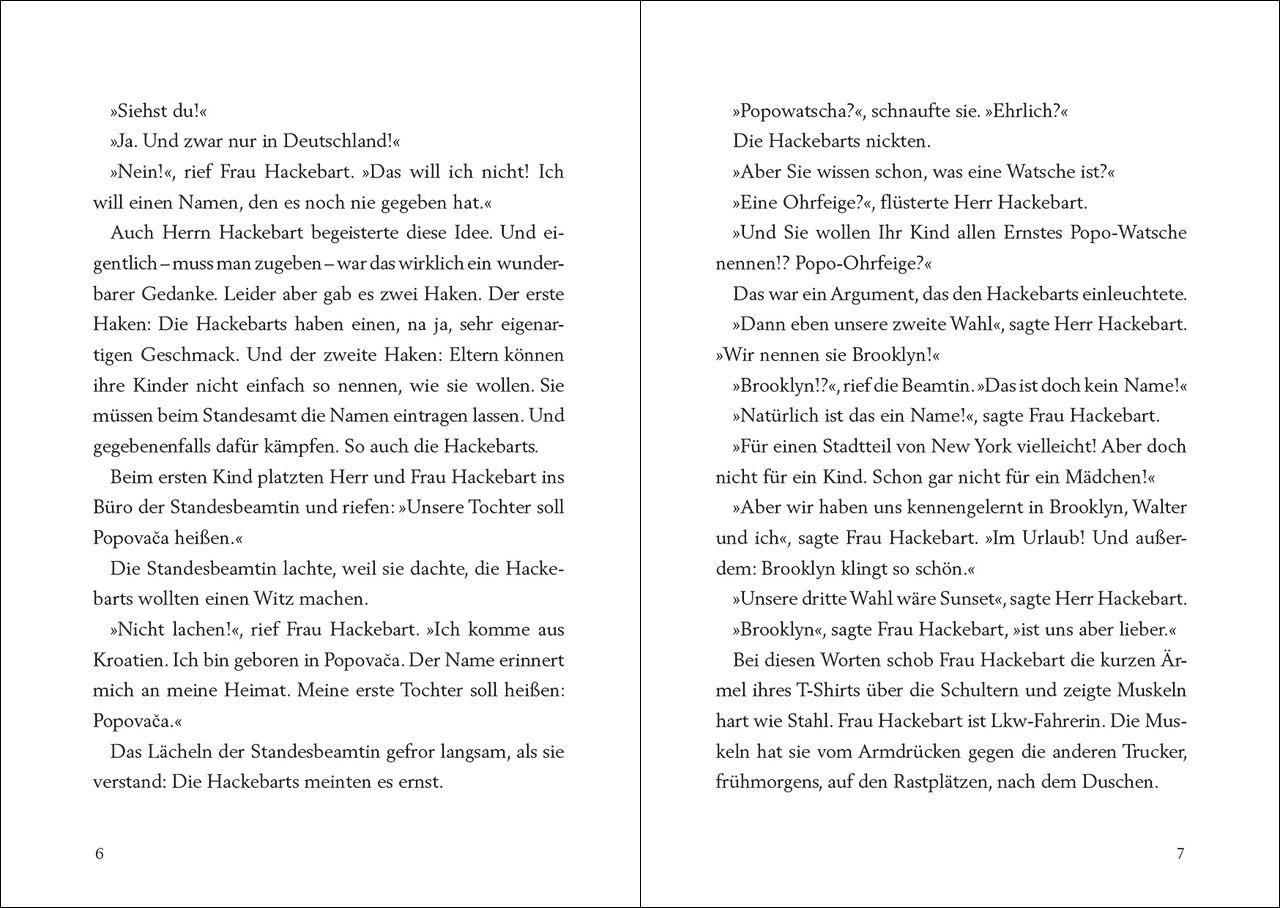 Beispielinhalt (Bild) Crazy Family (Band 1) - Die Hackebarts räumen ab!