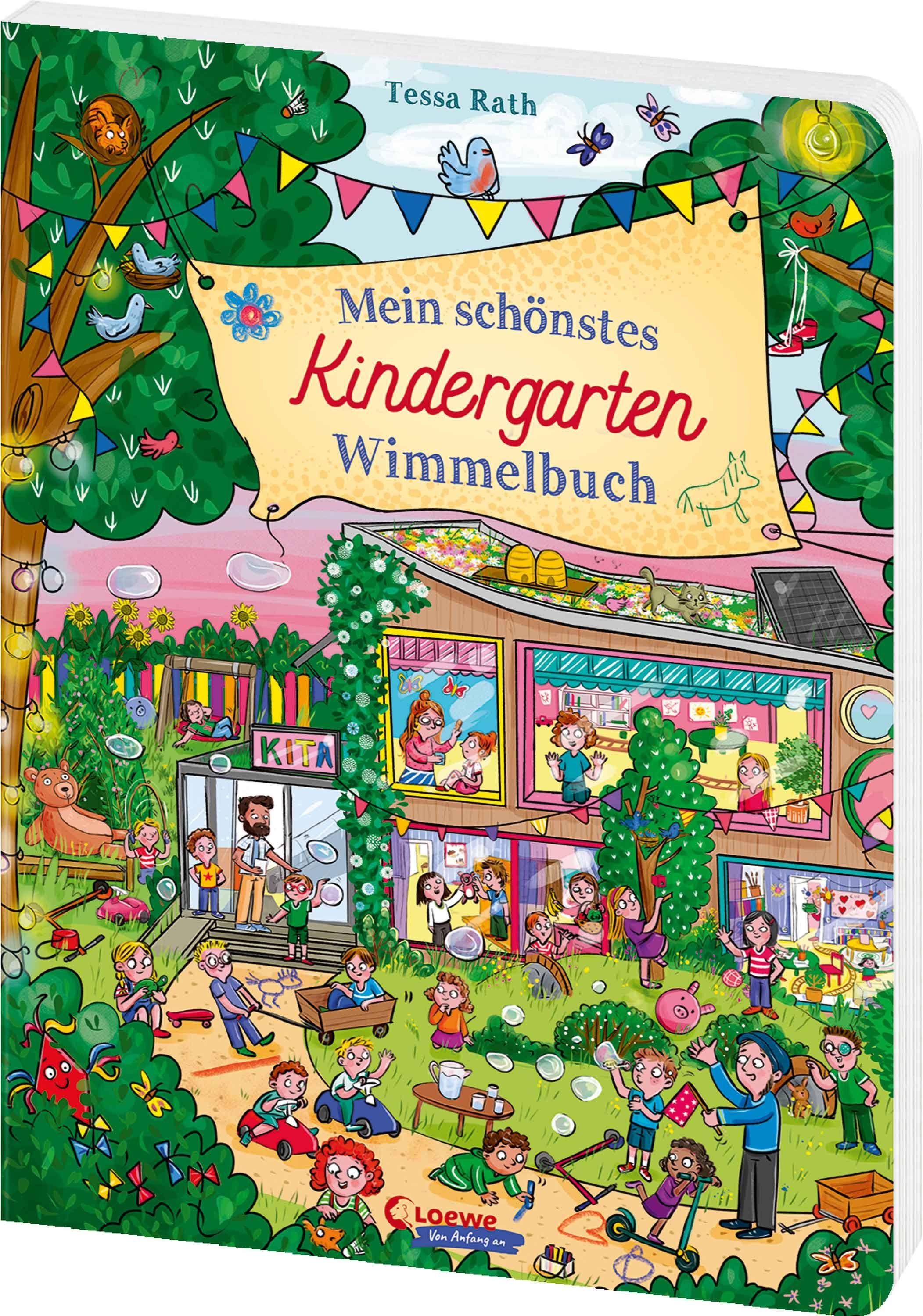 Vorderes Coverbild Mein schönstes Kindergarten-Wimmelbuch