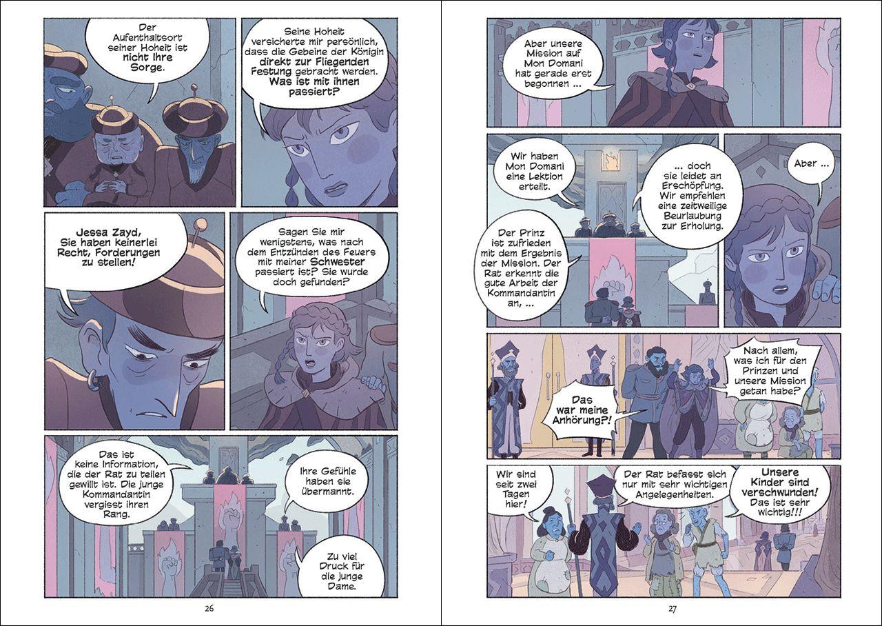 Beispielinhalt (Bild) 5 Worlds (Band 2) - Der Kobaltprinz