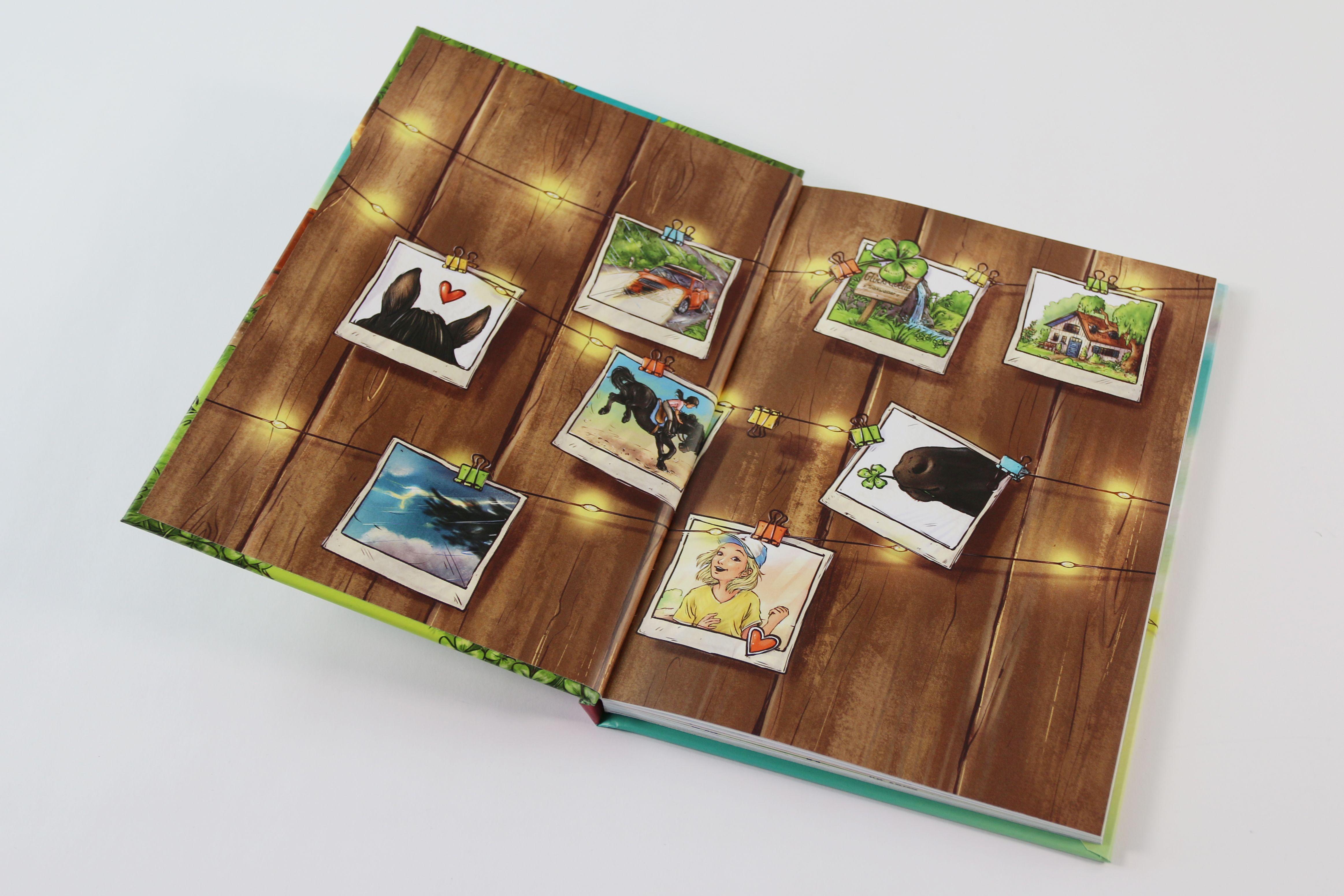 Beispielinhalt (Bild) Reiterhof Ponyglück (Band 1) - Ein Pony für Sina