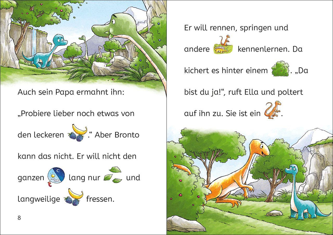 Beispielinhalt (Bild) Bildermaus - Rettung für die Dinos