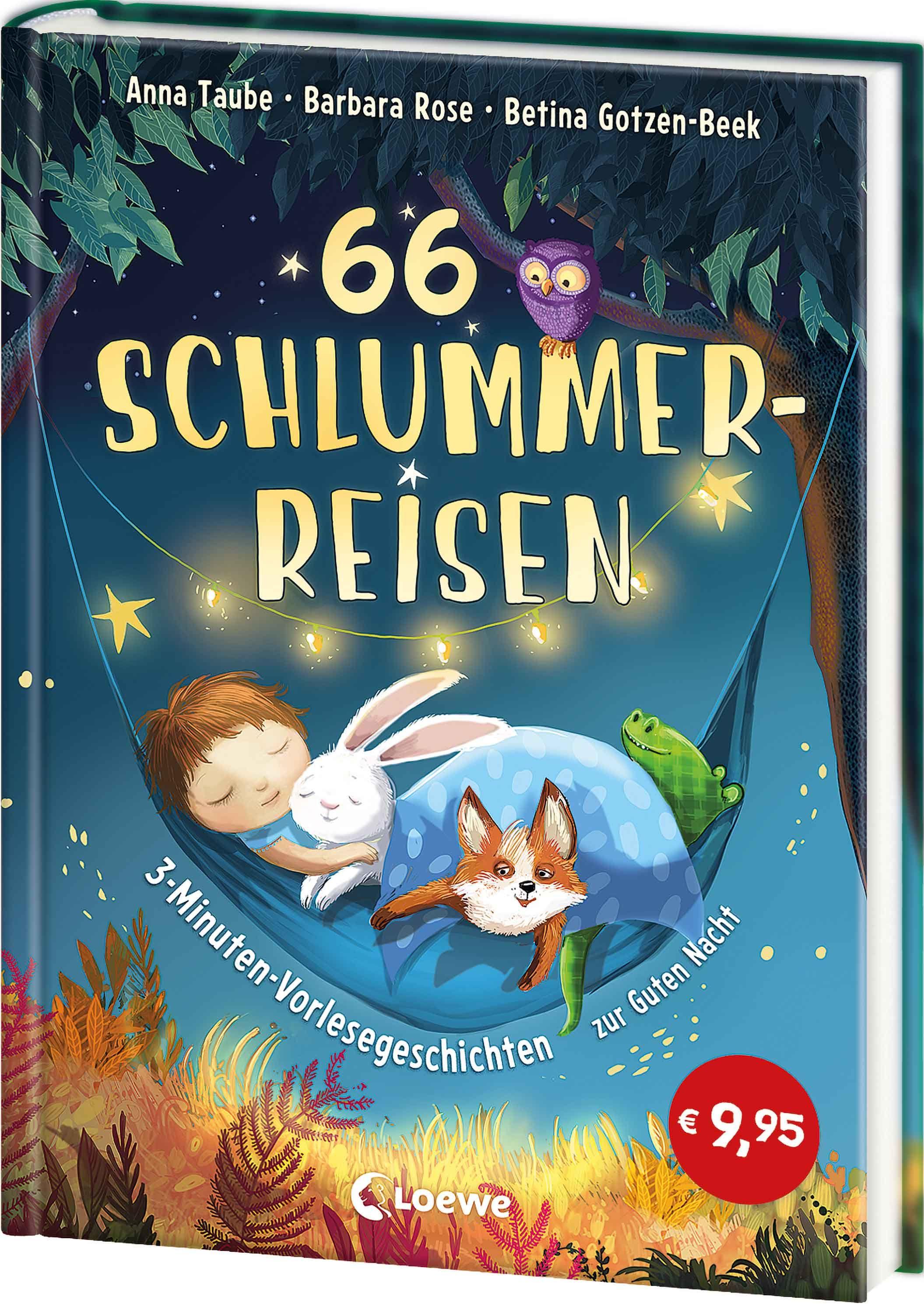 Vorderes Coverbild 66 Schlummerreisen - 3-Minuten-Vorlesegeschichten zur Guten Nacht