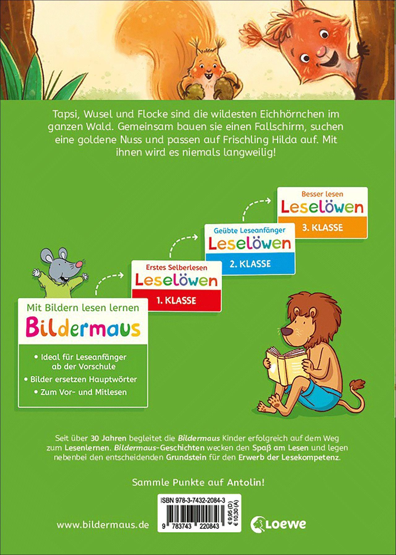 Beispielinhalt (Bild) Bildermaus - Geschichten von frechen Eichhörnchen