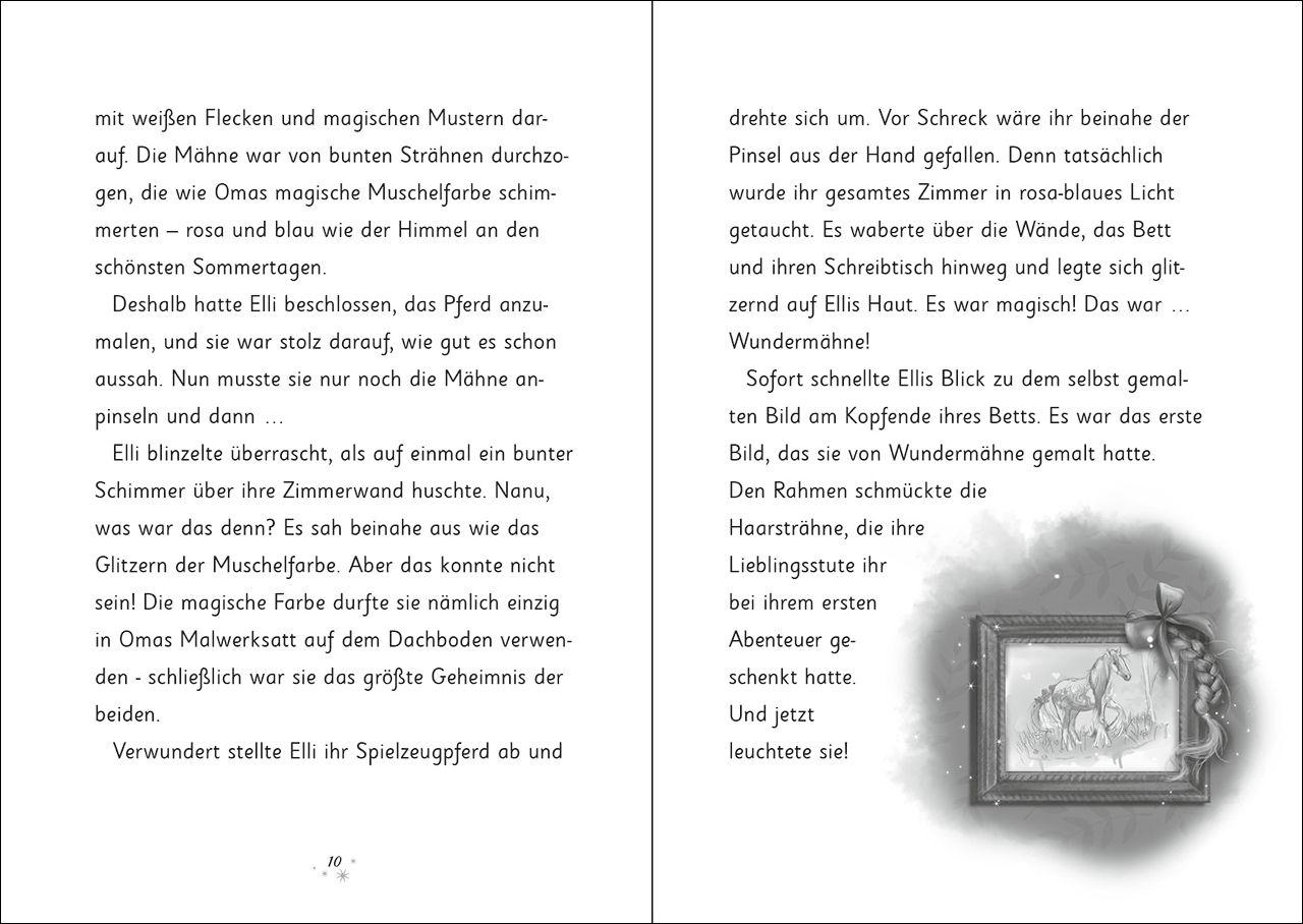 Beispielinhalt (Bild) Wundermähne (Band 5) - Die geheimnisvollen Wolkenpferde