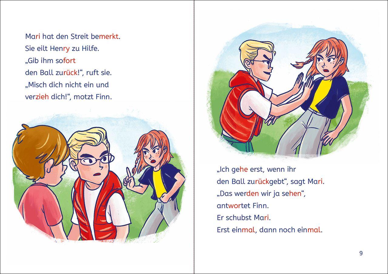 Beispielinhalt (Bild) Leselöwen 2. Klasse - Der große Karate-Wettkampf