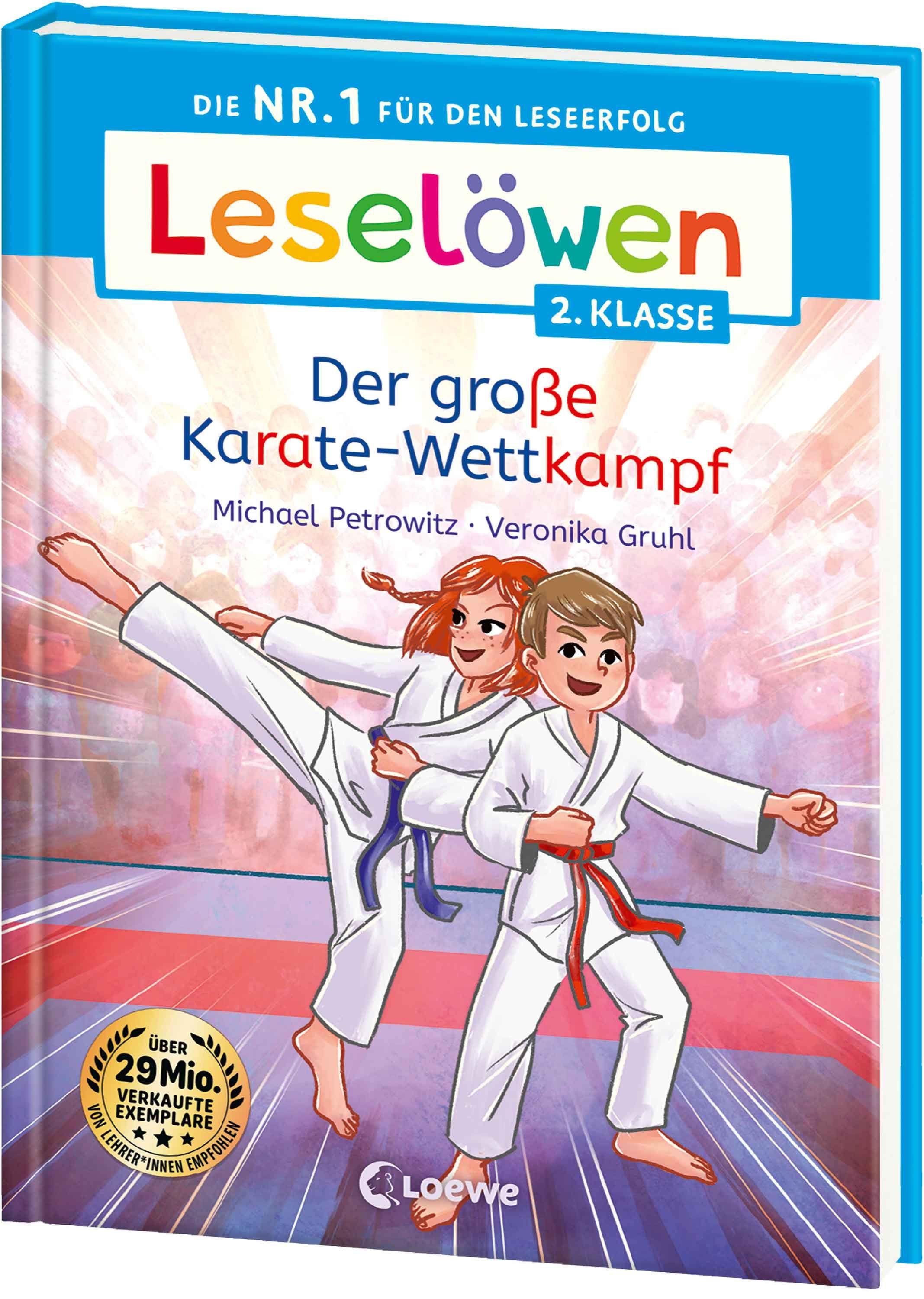 Vorderes Coverbild Leselöwen 2. Klasse - Der große Karate-Wettkampf