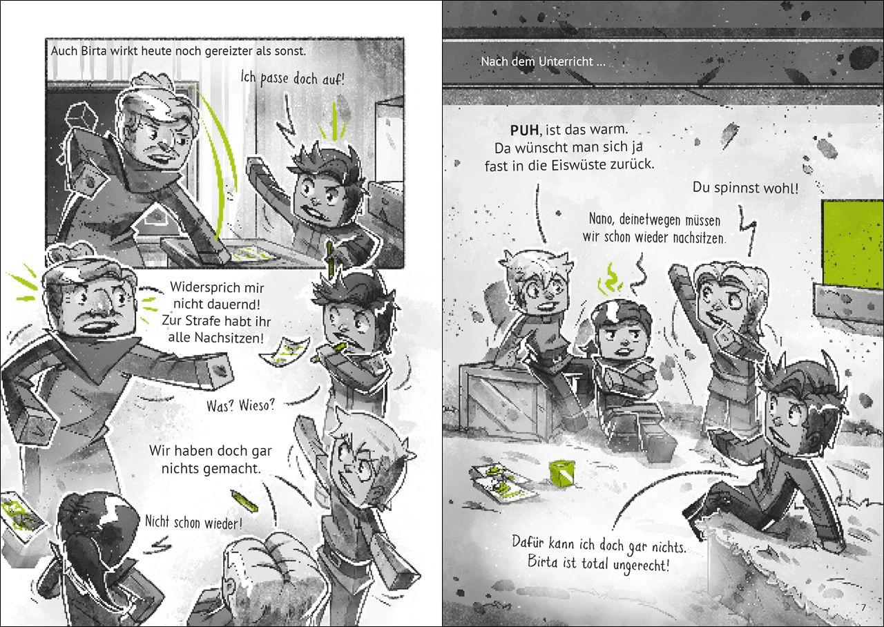 Beispielinhalt (Bild) Das Dorf (Band 8) - Reise ins vergessene Tal