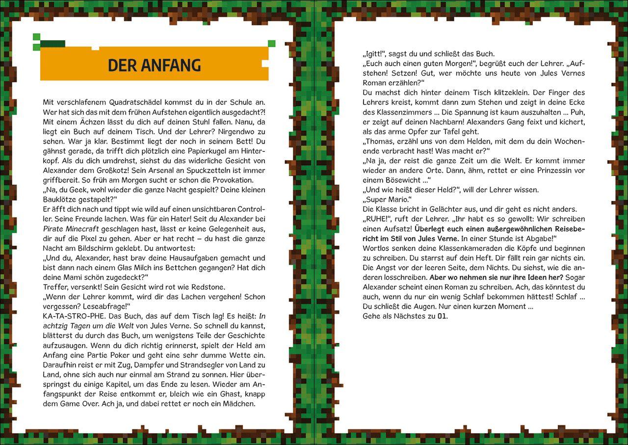 Beispielinhalt (Bild) Der Minecraft Code (Band 3) - Jagd nach dem kostbaren Erz