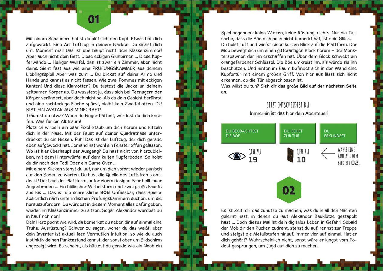 Beispielinhalt (Bild) Der Minecraft Code (Band 3) - Jagd nach dem kostbaren Erz