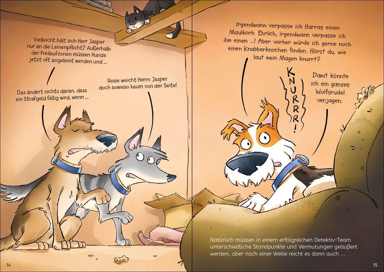 Beispielinhalt (Bild) Kommissar Pfote ermittelt (Band 1) - Schnüffler mit Schnauze