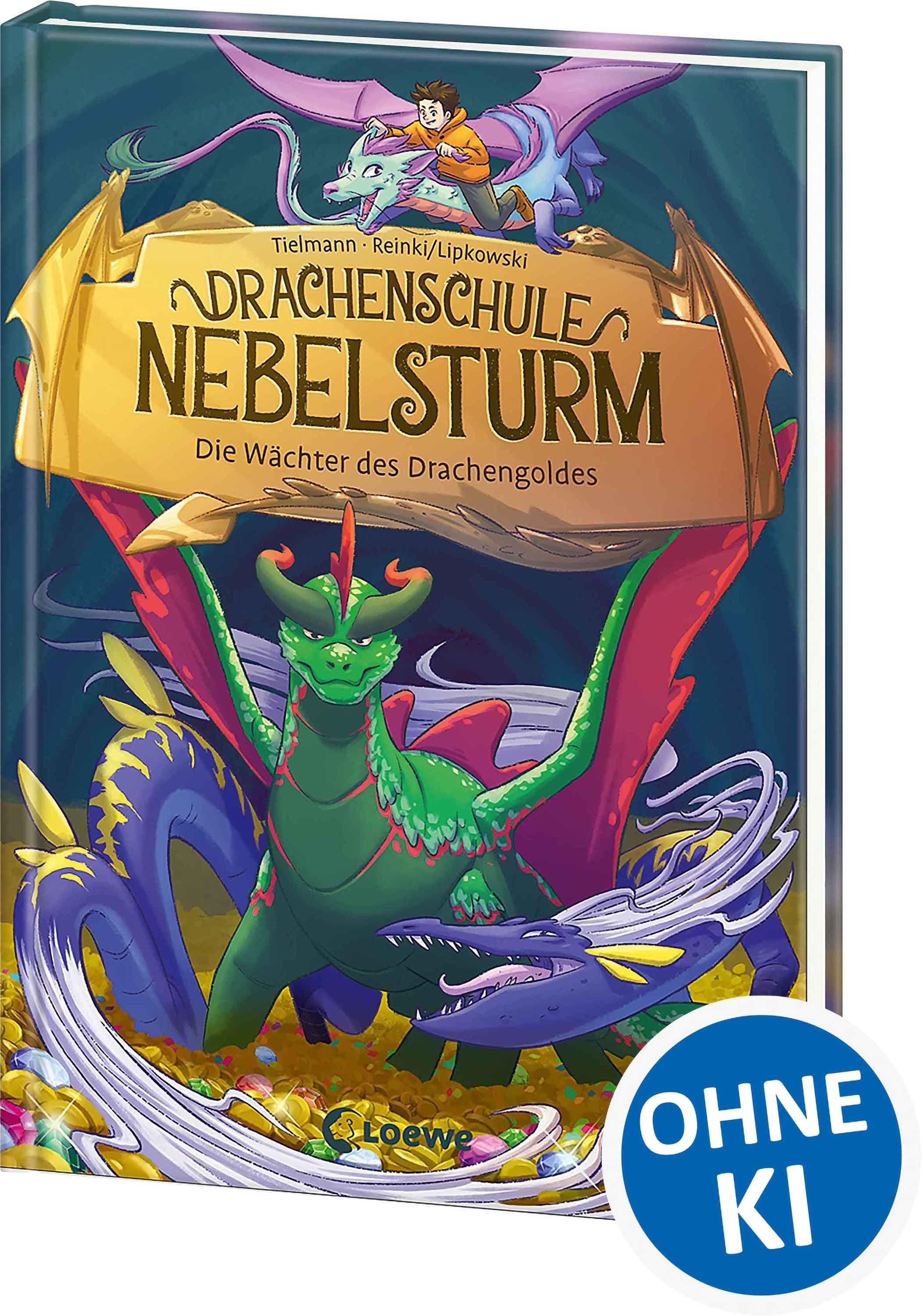 Vorderes Coverbild Drachenschule Nebelsturm (Band 4) - Die Wächter des Drachengoldes