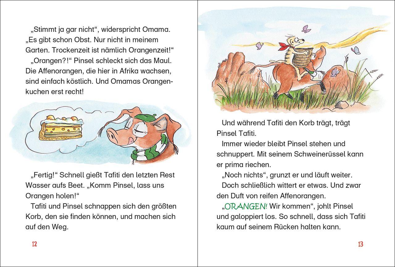 Beispielinhalt (Bild) Tafiti (Band 24) - Ein Glücksschwein mit Pinselohren