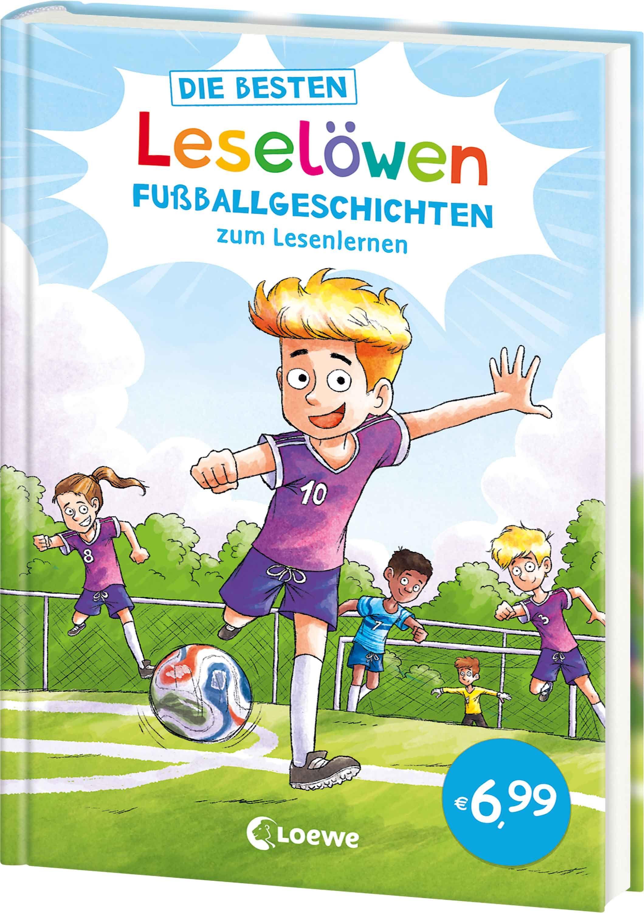 Vorderes Coverbild Die besten Leselöwen-Fußballgeschichten zum Lesenlernen