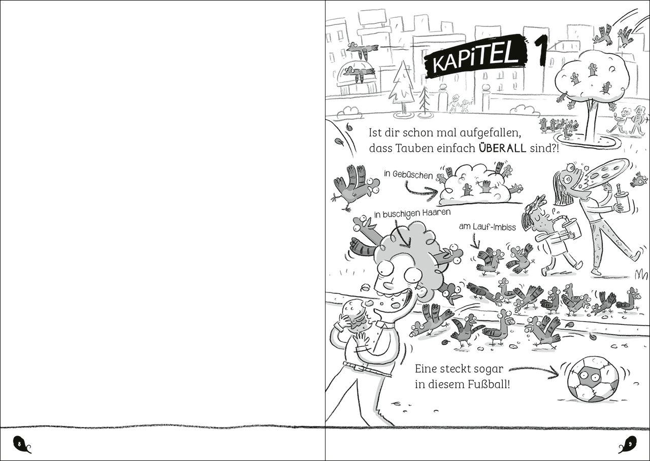 Beispielinhalt (Bild) Knallharte Tauben quaken sich um Kopf und Kragen (Band 9)