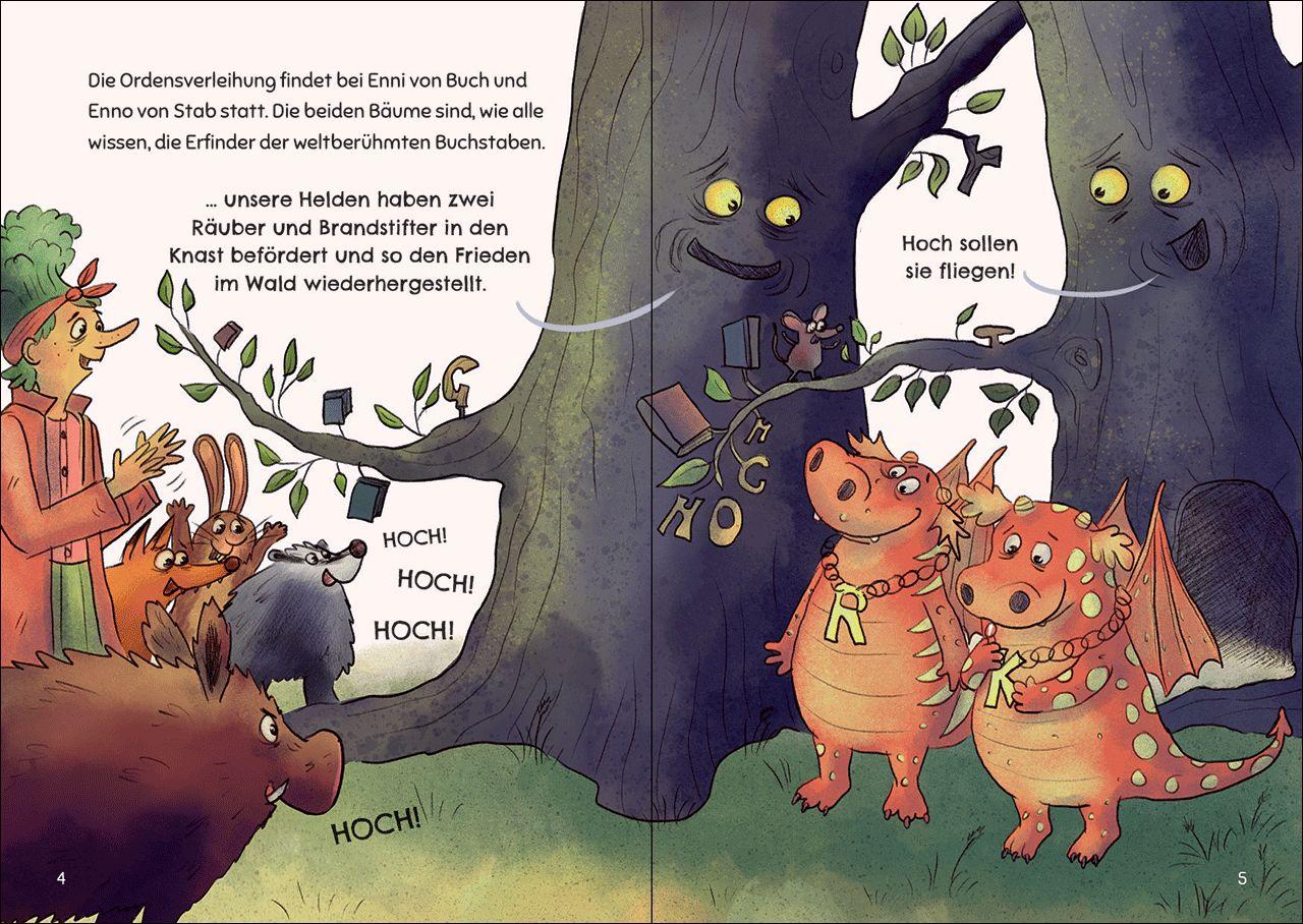 Beispielinhalt (Bild) Der Wald lebt! (Band 2) - Rettet die Seeungeheuer!