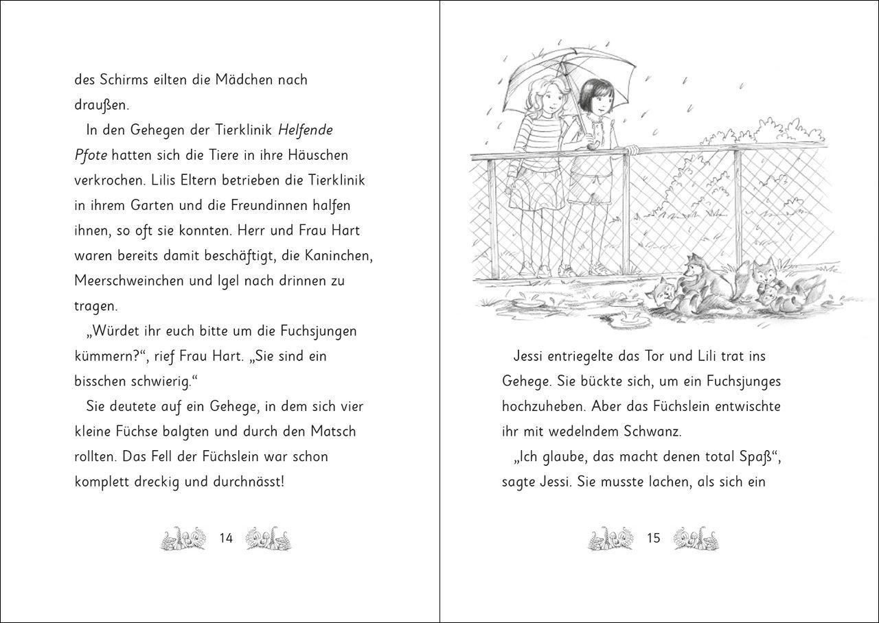 Beispielinhalt (Bild) Die magischen Tierfreunde (Band 23) - Polly Polarfuchs und der Zauberregen