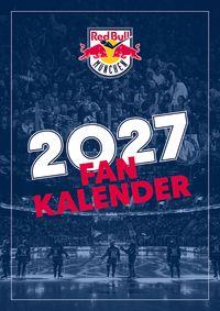 Vorderes Coverbild EHC Red Bull München 2027 - Fankalender