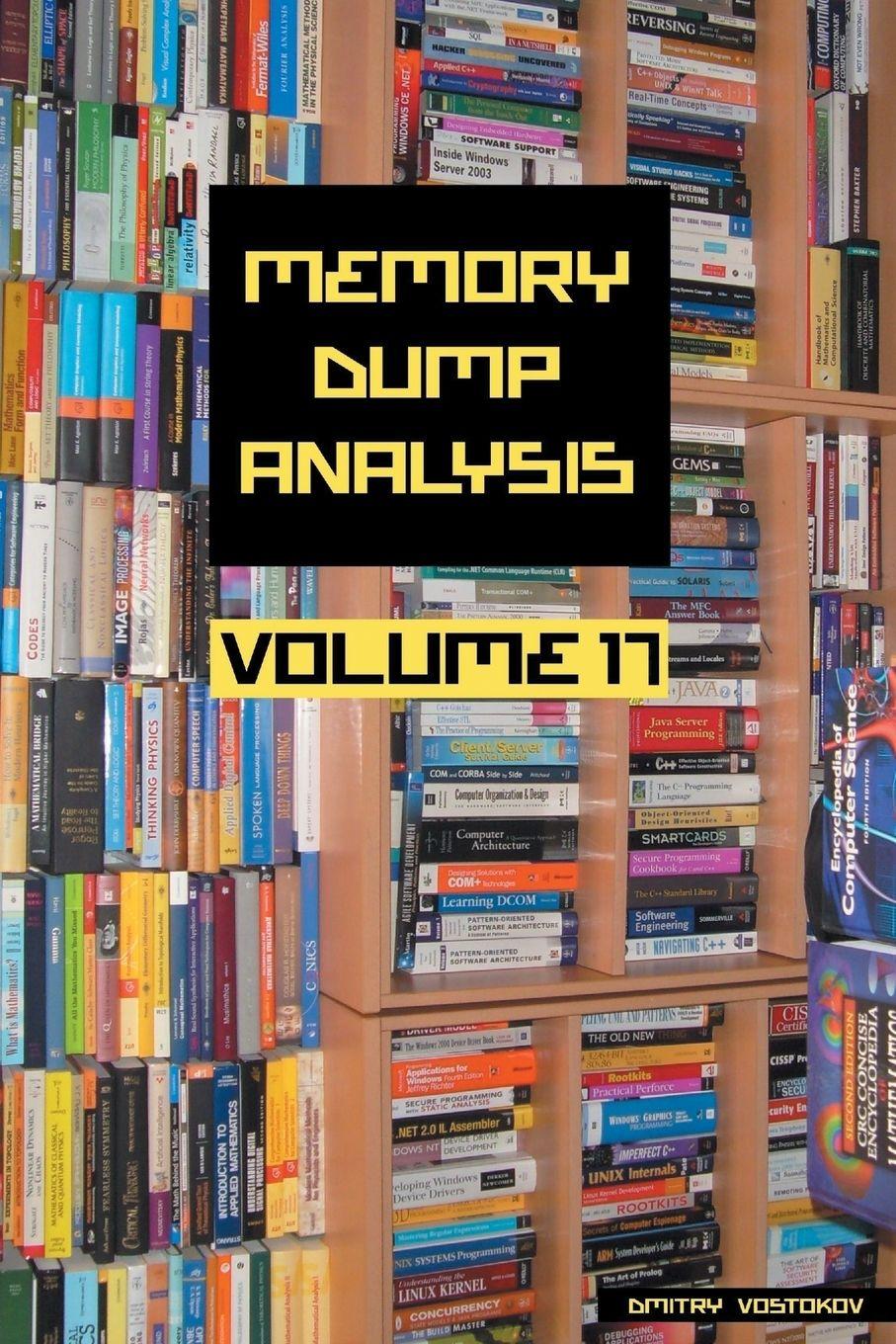 Vorderes Coverbild Memory Dump Analysis Anthology, Volume 17