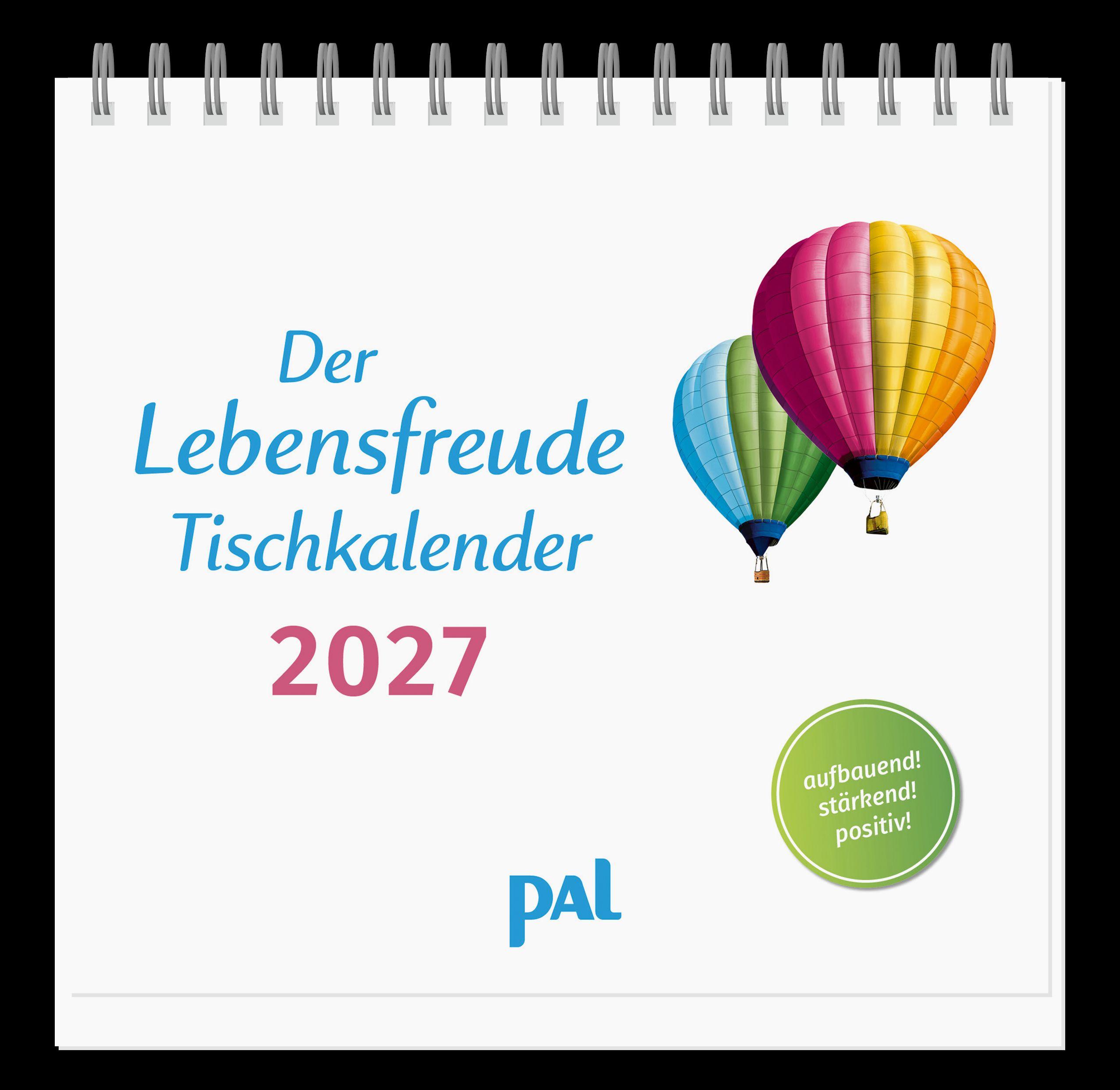 Vorderes Coverbild Der Lebensfreude-Tischkalender 2027