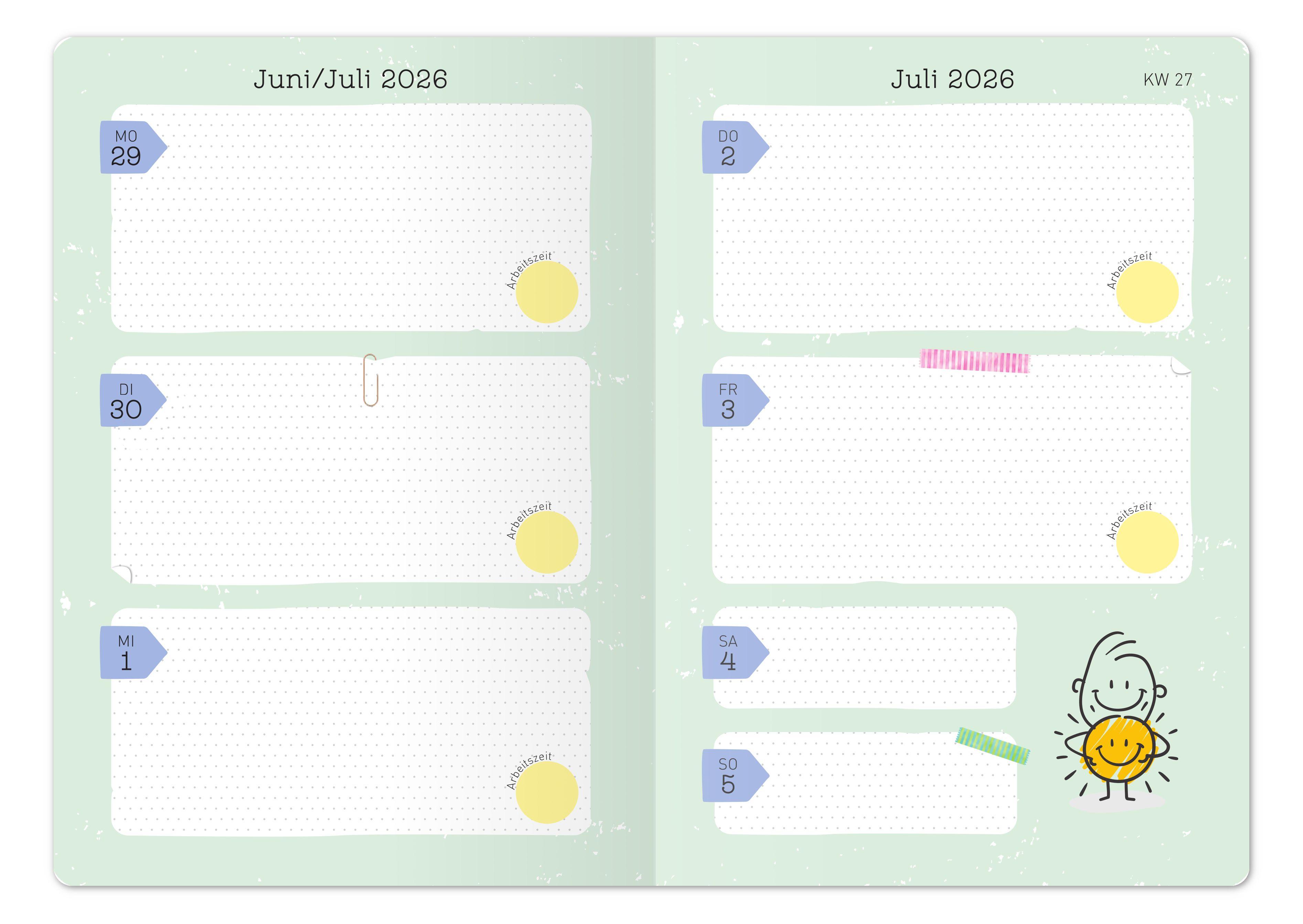 Beispielinhalt (Bild) Der Kita-Planer 2026 / 2027