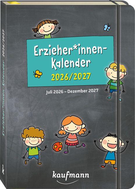Vorderes Coverbild ErzieherInnenkalender 2026 / 2027