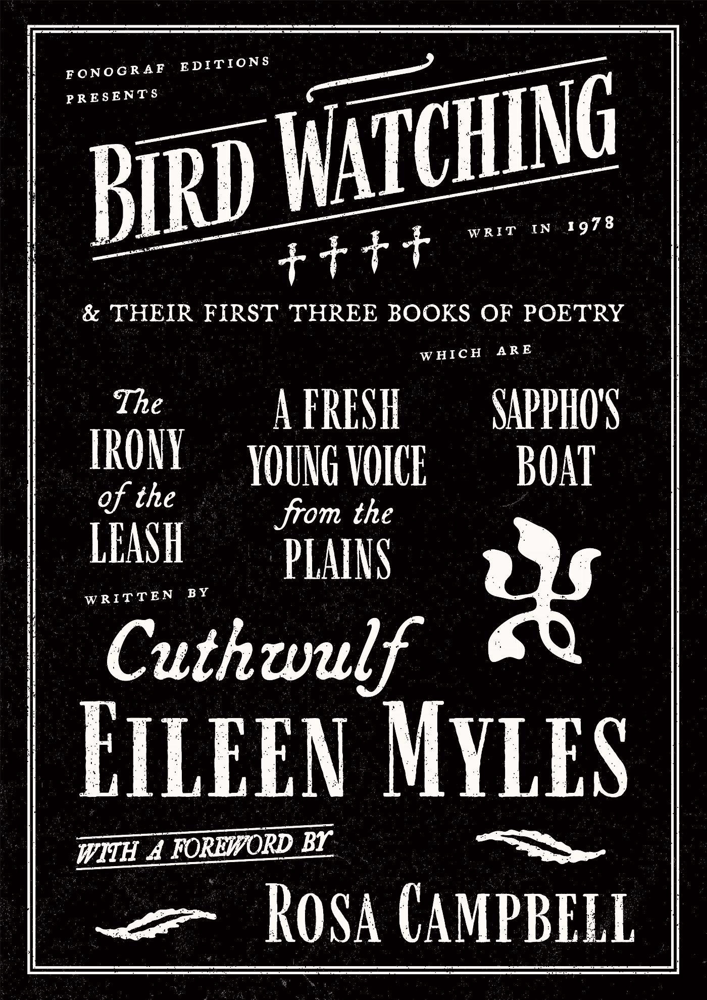 Vorderes Coverbild Bird Watching and Their First Three Books of Poetry