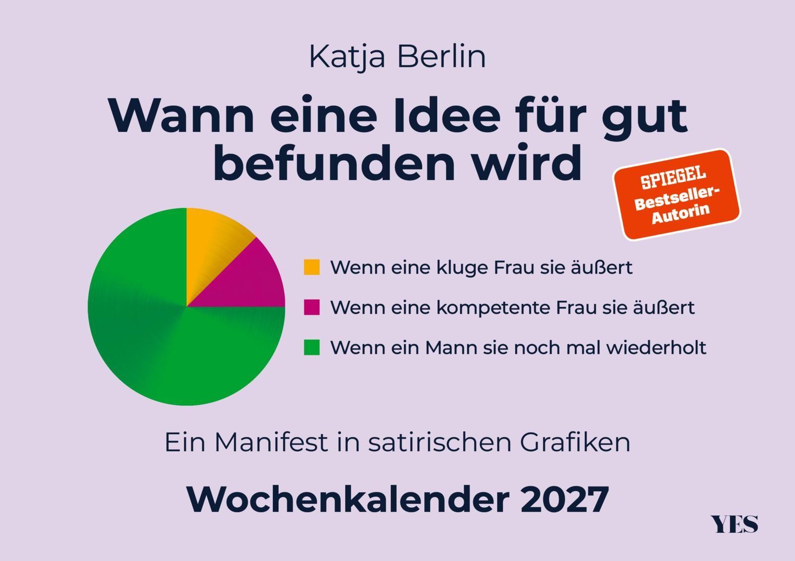 Vorderes Coverbild Wann eine Idee für gut befunden wird. Wochenkalender 2027
