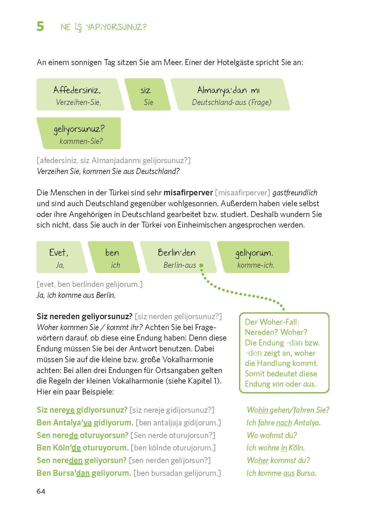 Beispielinhalt (Bild) PONS Türkisch leicht & locker