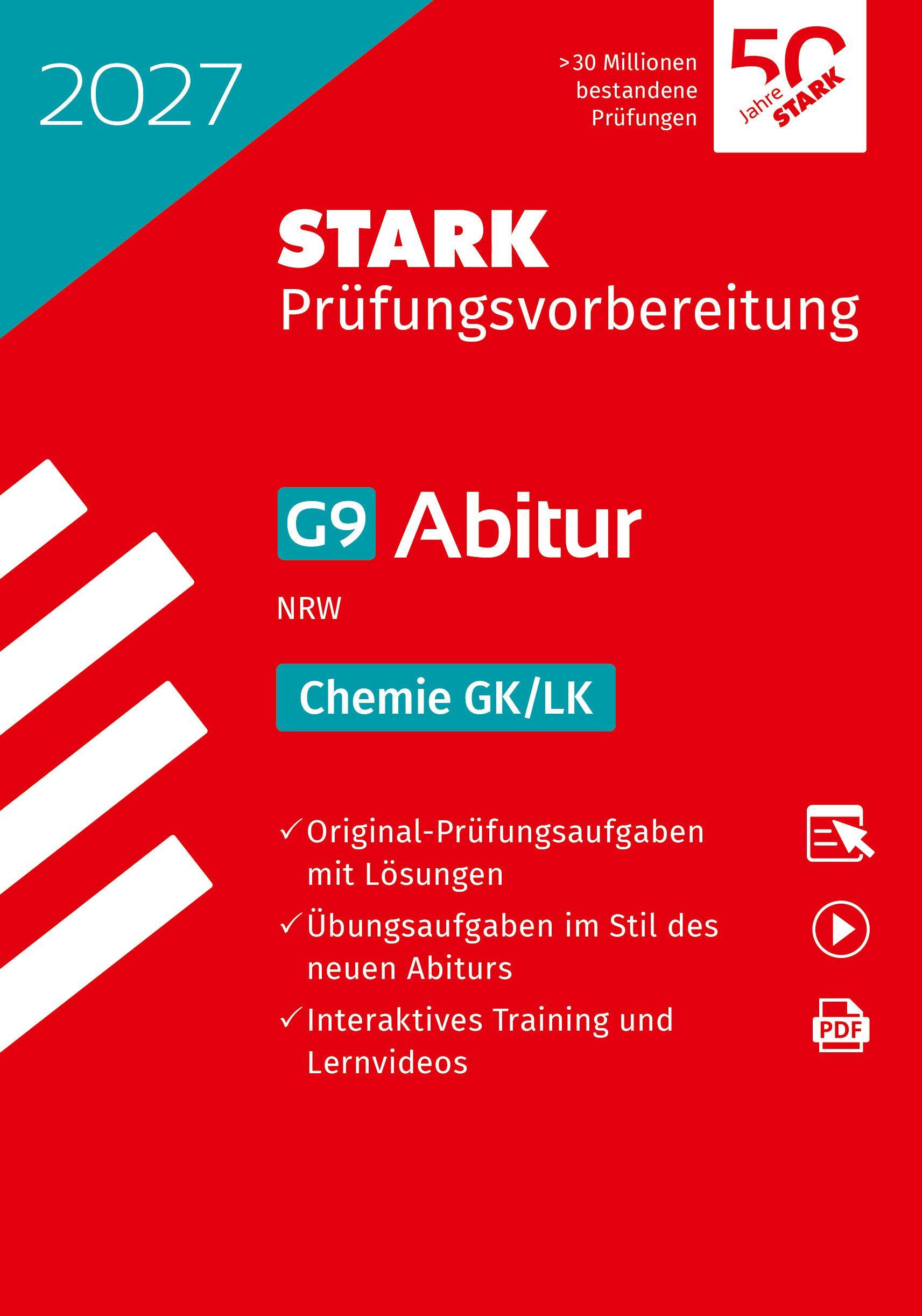 Vorderes Coverbild STARK Chemie GK/LK - Abitur 2027 NRW - Prüfungsvorbereitung