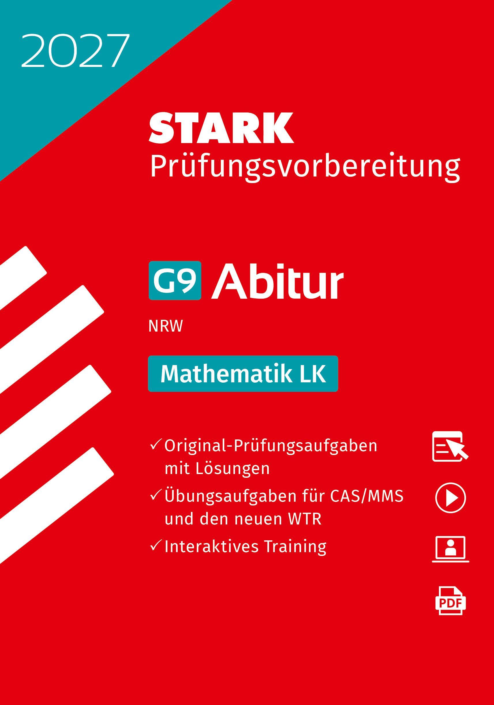 Vorderes Coverbild STARK Mathematik LK - Abitur 2027 NRW - Prüfungsvorbereitung