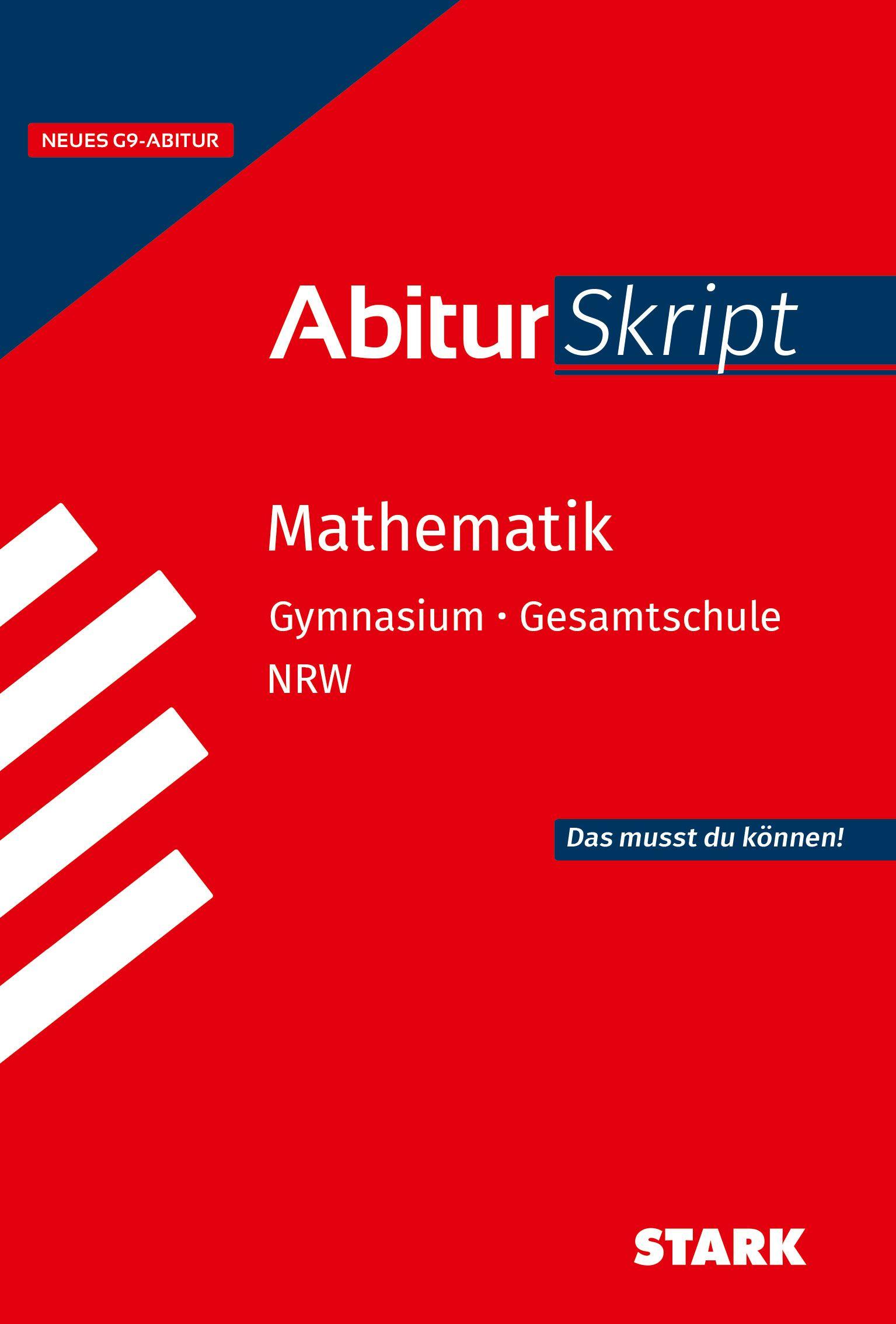 Vorderes Coverbild STARK Mathematik - AbiturSkript NRW - ab Abitur 2027