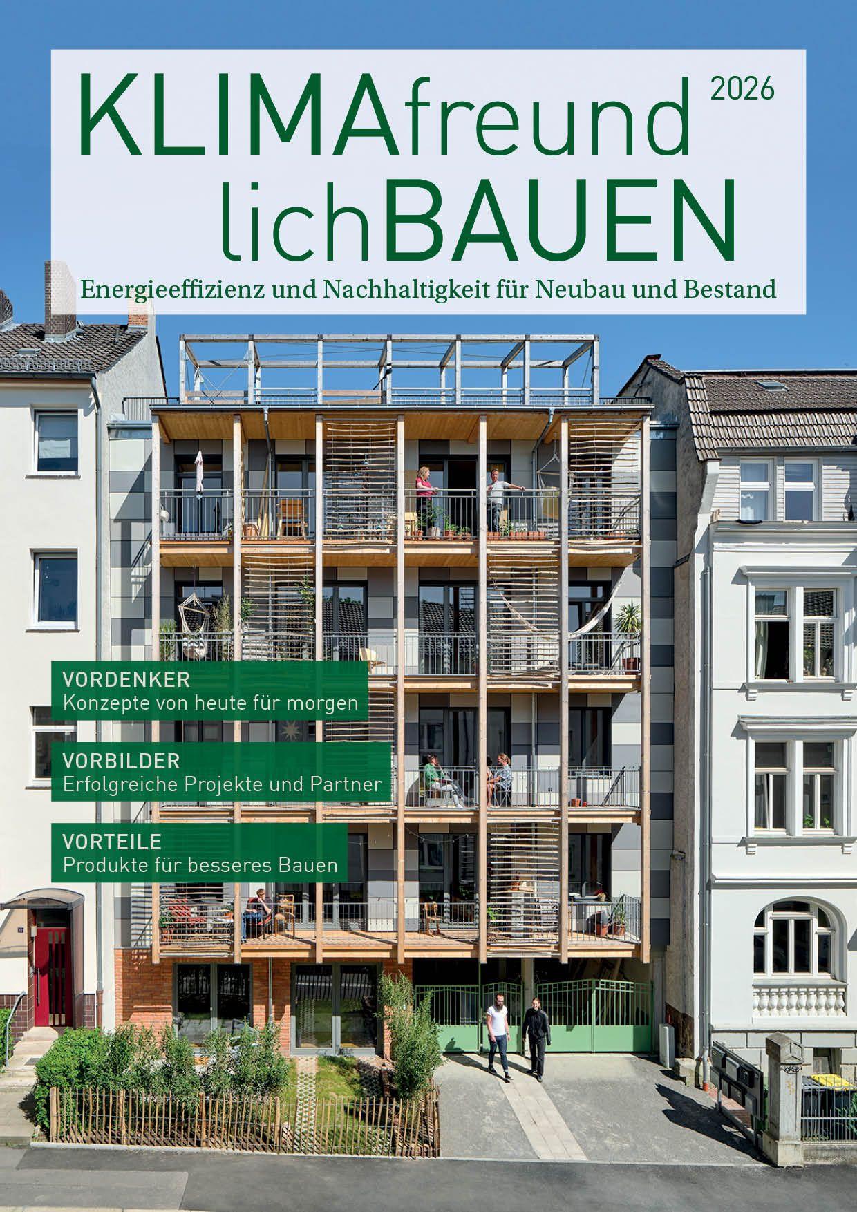 Vorderes Coverbild Klimafreundlich Bauen 2026