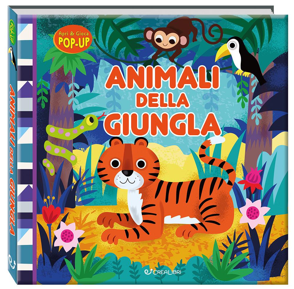 Vorderes Coverbild Animali della giungla. Apri & gioca pop-up