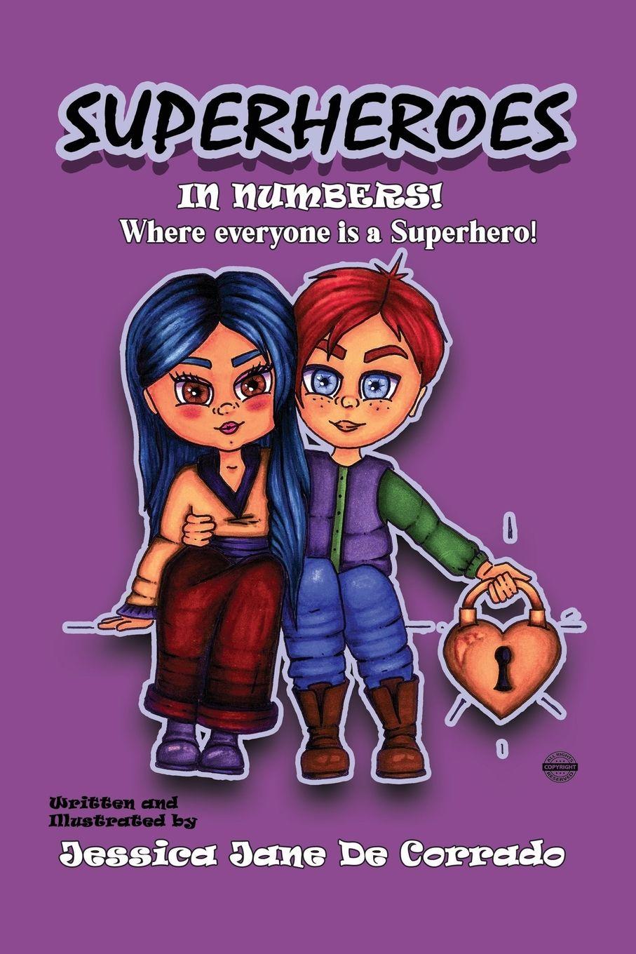 Vorderes Coverbild Superheroes in Numbers