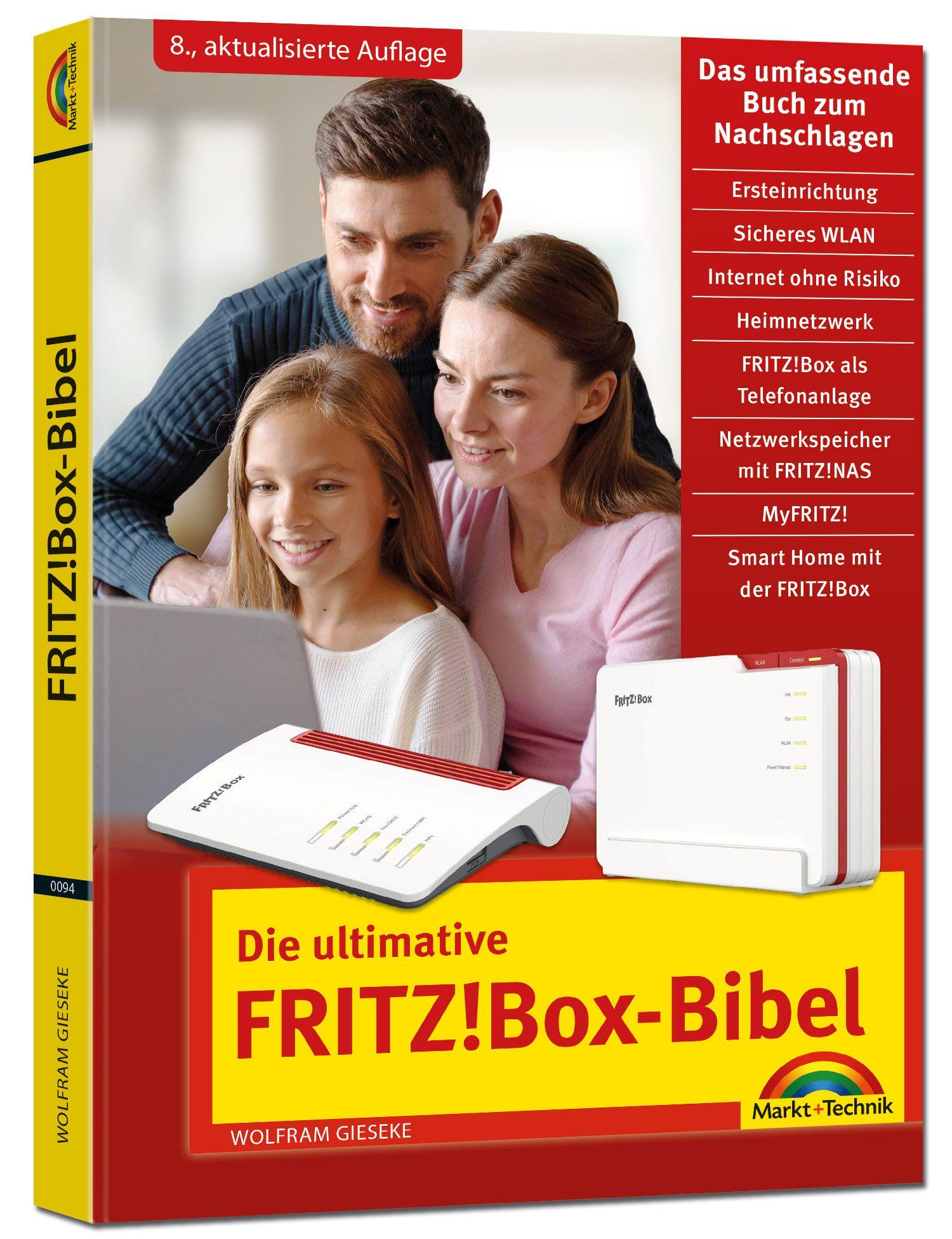 Vorderes Coverbild Die ultimative FRITZ!Box-Bibel - Das Praxisbuch
