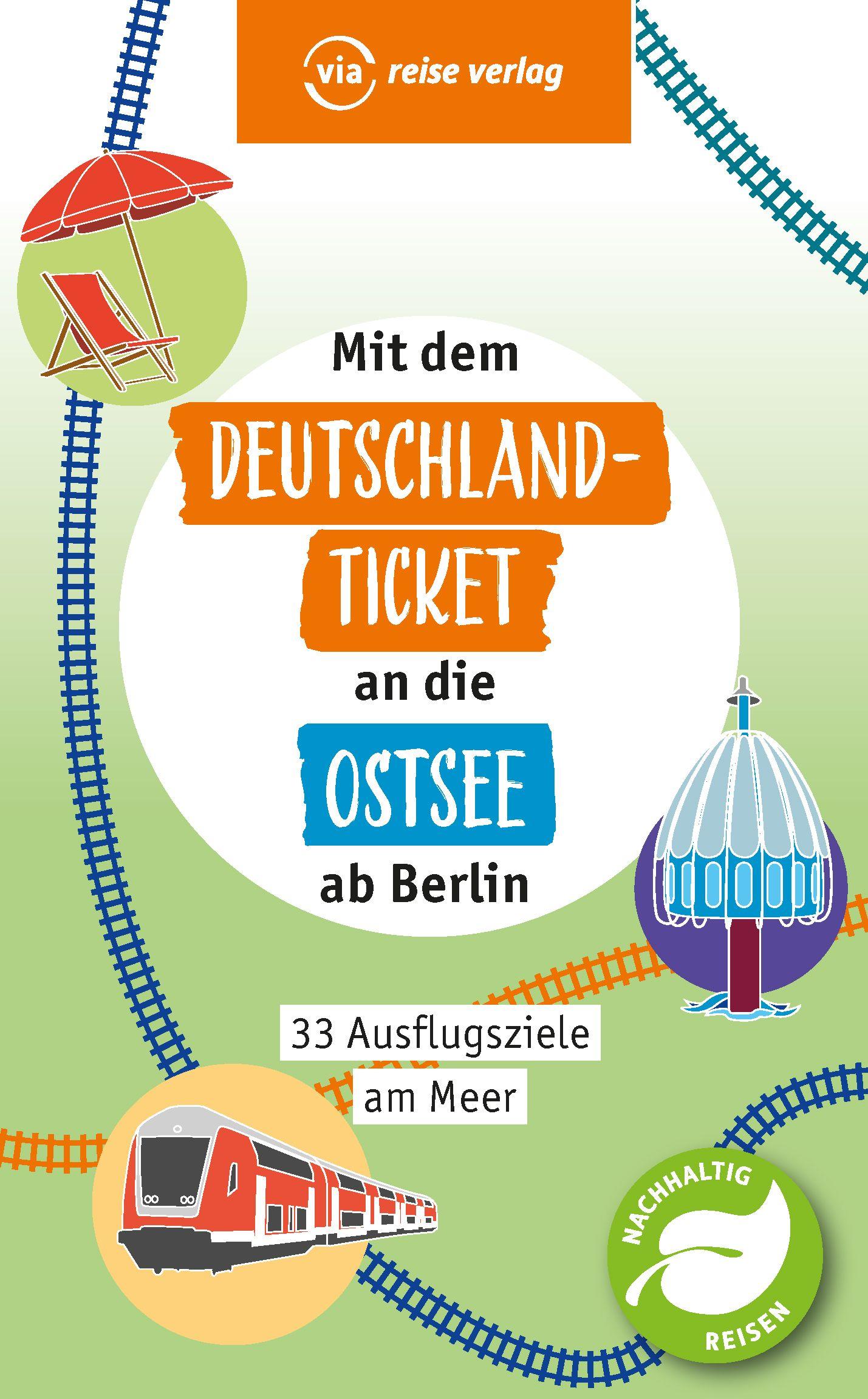 Vorderes Coverbild Mit dem Deutschland-Ticket an die Ostsee ab Berlin
