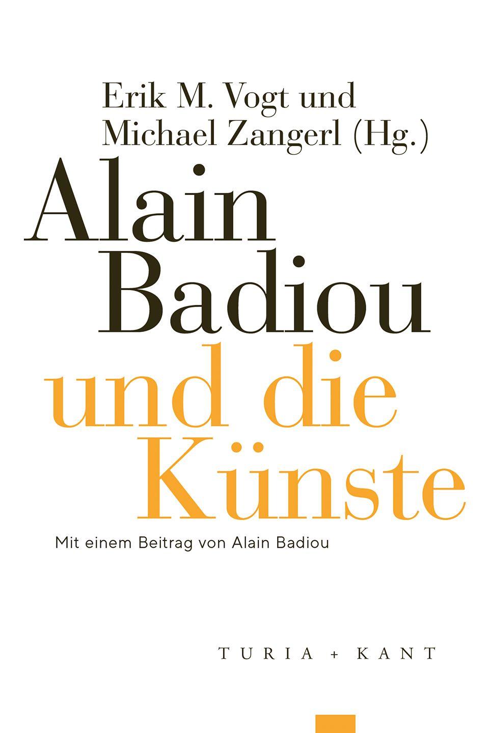 Vorderes Coverbild Alain Badiou und die Künste