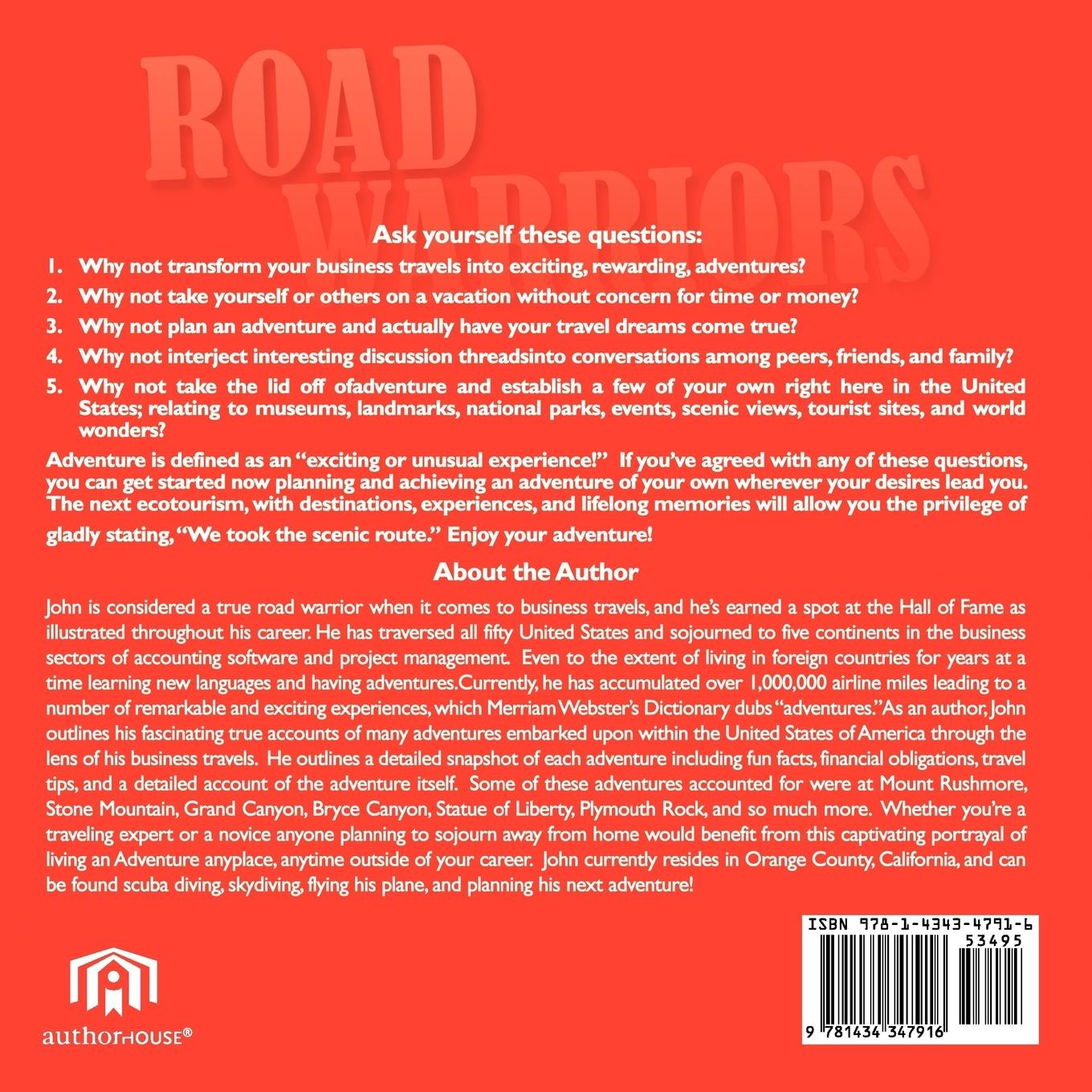 Rückseitencover Road Warriors