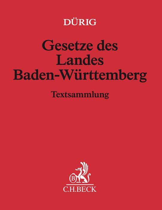 Vorderes Coverbild Gesetze des Landes Baden-Württemberg (mit Fortsetzungsnotierung). Inkl. 158. Ergänzungslieferung